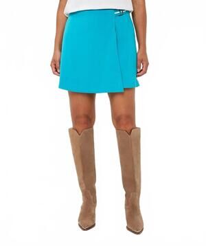 NEW ESQUALO buckle a-line skort in lake